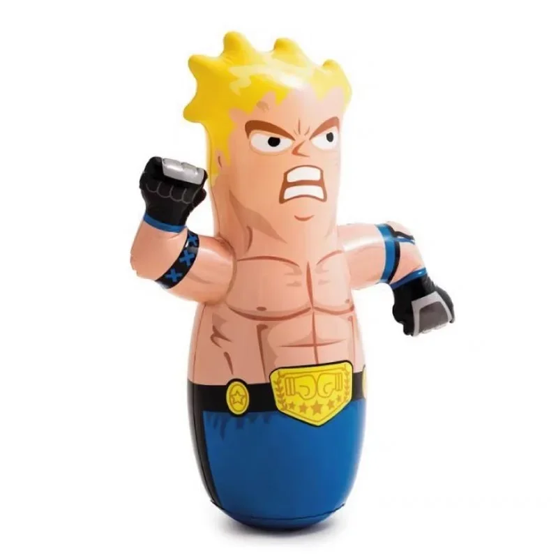 Inflatable Tumbler for Children 90cm Standing Boxing Bag Tumbler Toys Safety Air Stuffed Indoor Game Supply 4
