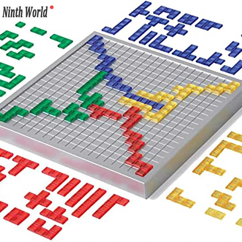 Blokus Board Game Educational Toys Squares Game Easy To Play For