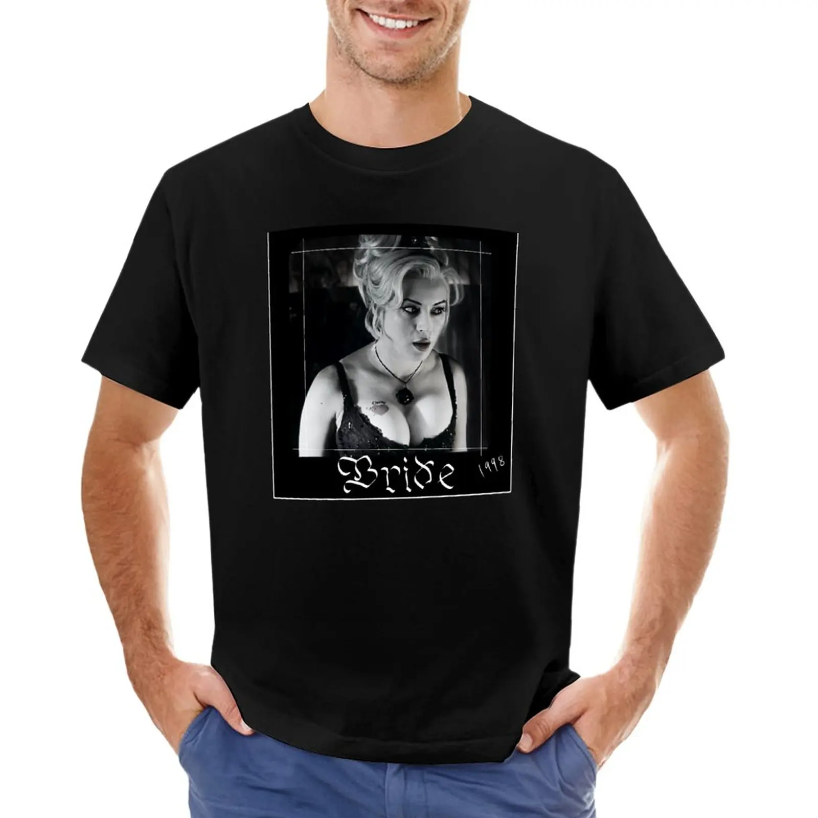 

Bride of Chucky T-Shirt plus size tops vintage anime clothes customs men graphic t shirts