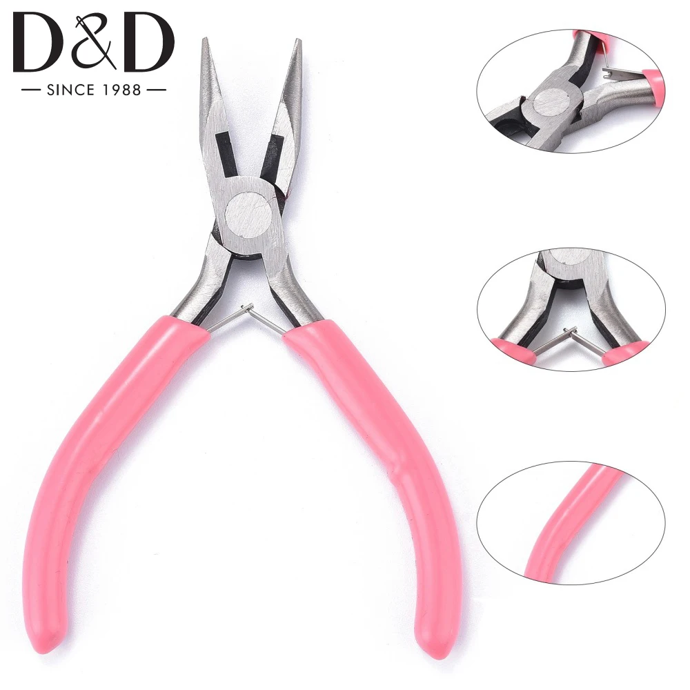 

1Pcs Pliers Jewelry Making Tool Stainless Steel Processing Cutting Side Cutters Craft Bent DIY Metal Jewelry Making Tools