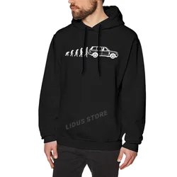 Evolution Of Ape To Range Rover L322 Hoodie Sweatshirts Harajuku Creativity 100% Cotton Streetwear Hoodies