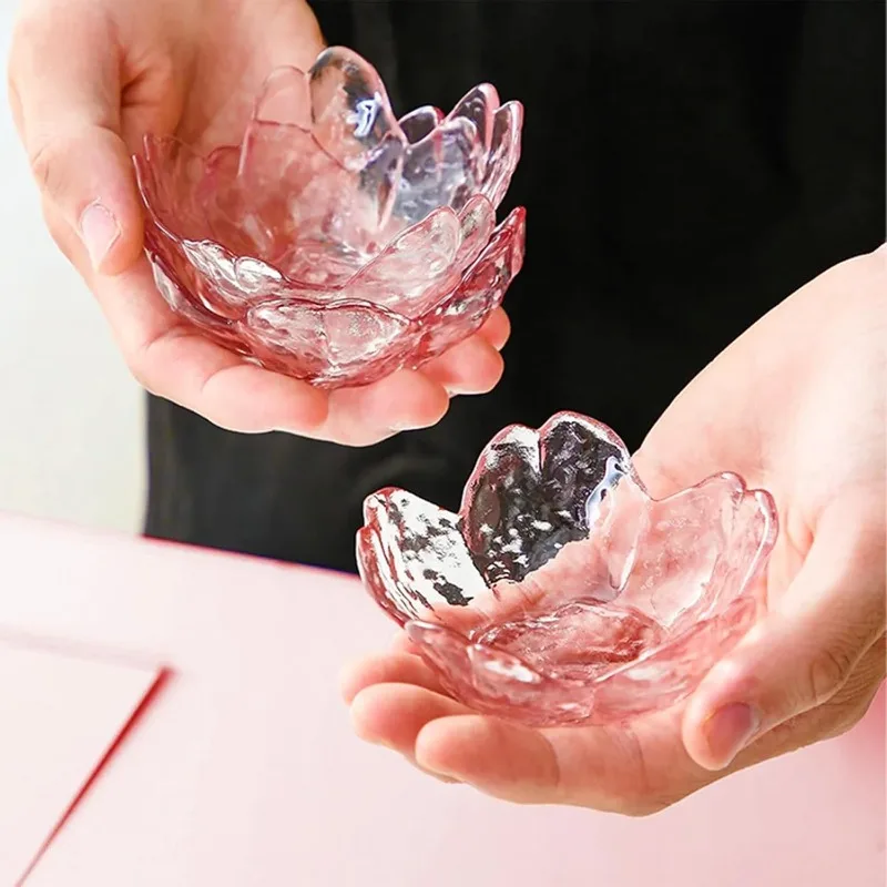 Incense Burner Candlestick Glass Cherry Blossom Incense Burner Candlestick with 9 Incense Holes Ash Collector Home Decoration