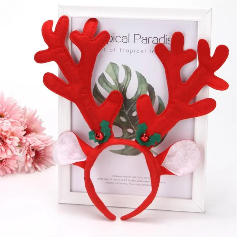 Hairband Lovely European Winter Festival Headband Festive Party Supplies Popular Headgear Exquisite Workmanship Non-woven Fabric