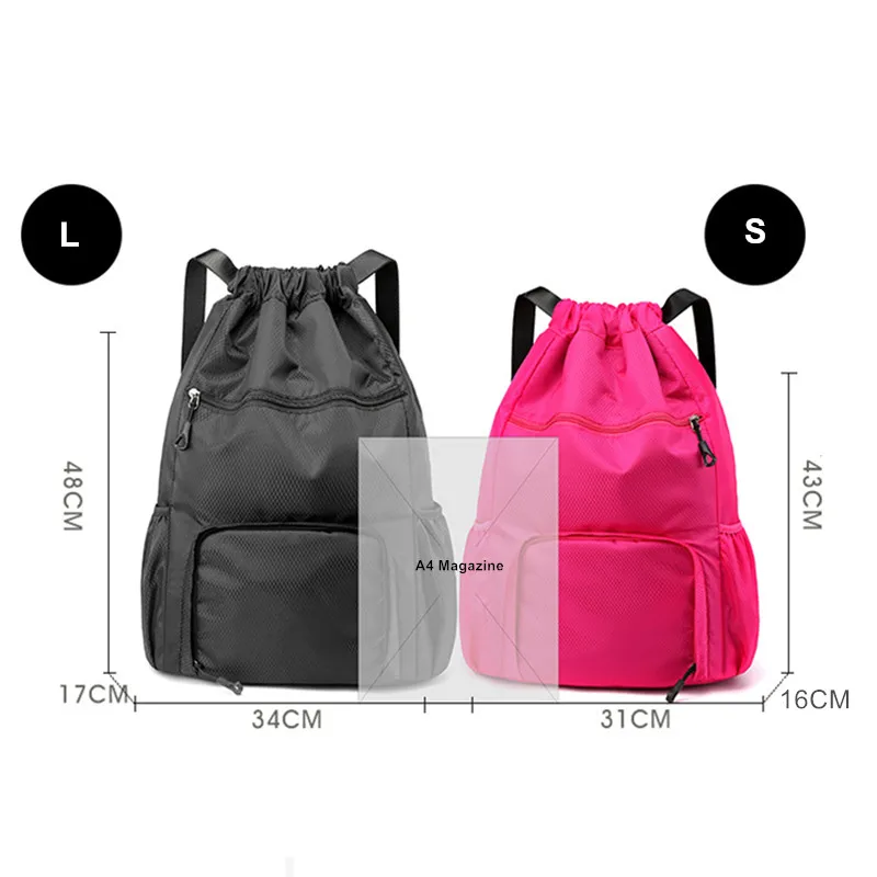 Swimming Sports Bag Women Gym Water Proof Dry Lady Large Summer Shoulder Pouch For Towel Shoe Packing Backpack Beach Accessories