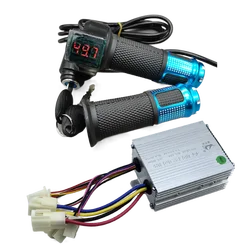 Electric Bike & Scooter Motor Controller with Throttle Twist Grip (12V 350W)
