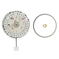 Automatic GMT Watch Movement 4 Hands 24 Hours Date Disc Replacement for 2813 3804 Watch Movement Repair Tool Parts B 2