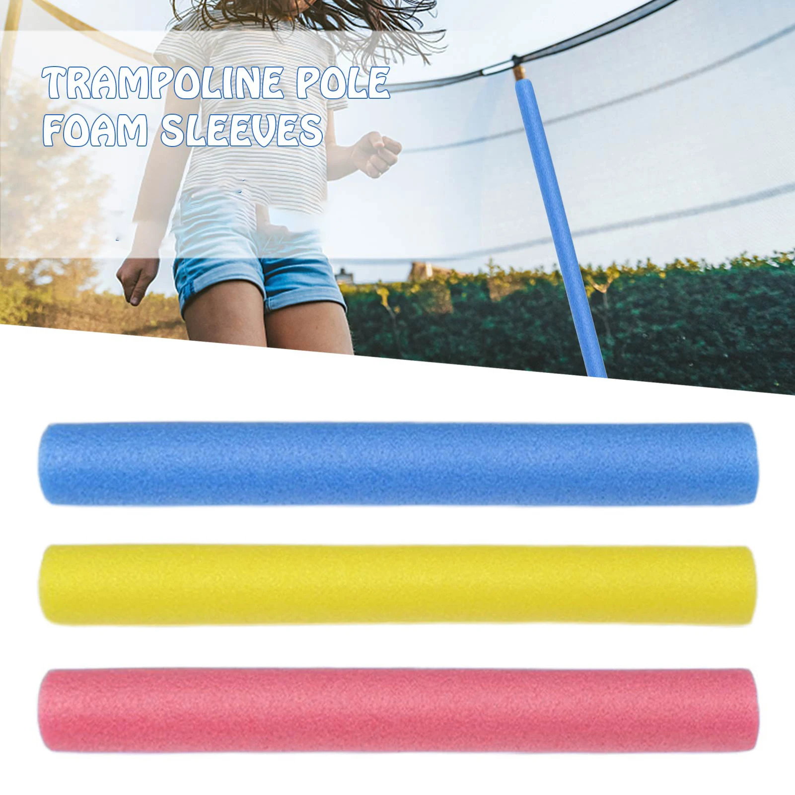 810PCSTrampolinePolesCoverPaddingFoamTubing40CMFoamedPipe