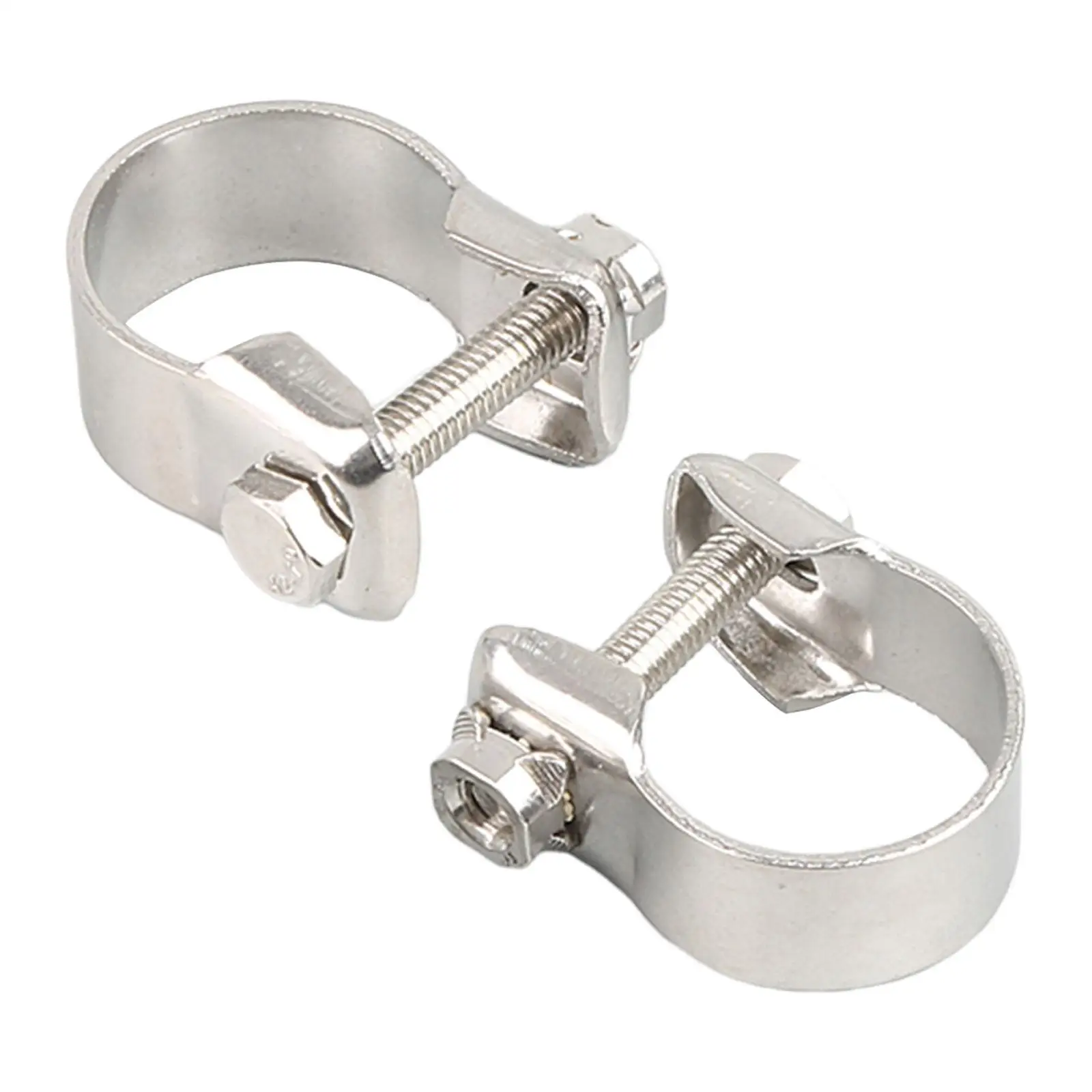 

2 Pieces Exhaust Clamp Universal for Practical Easily Install Premium Automobile Repairing Accessory Stable Performance premium