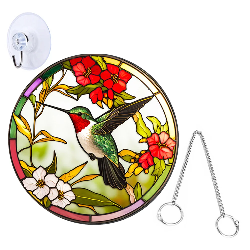 

Front Door Decor Acrylic Hummingbird Sign Hanging Pendant Porch Hanging Decor