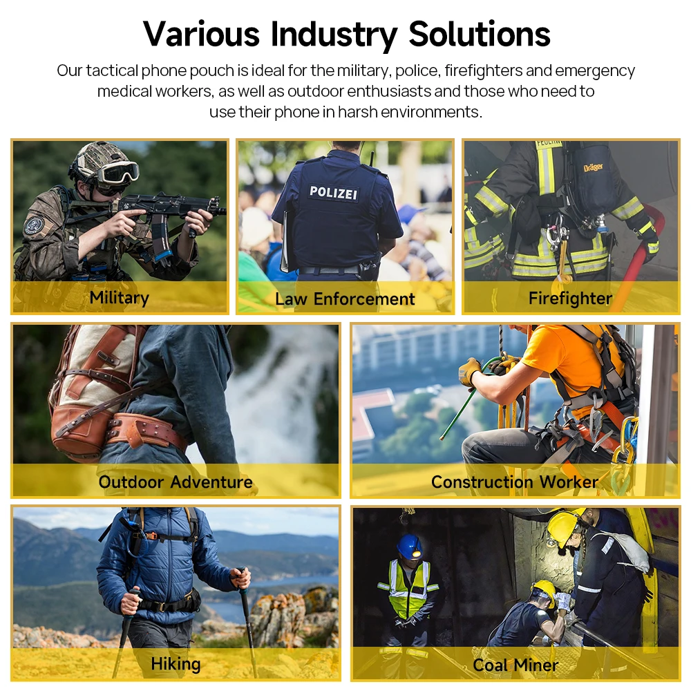 Ulefone Armor Molle Holster For Armor X31 series Armor 30 Pro Armor 28 Ultra Armor 27 series Universal Tacgical Phone Pouch