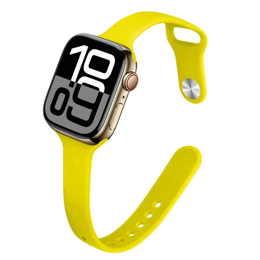 Breathable Silicone Strap for Smartwatch - Elegant Bracelet Design