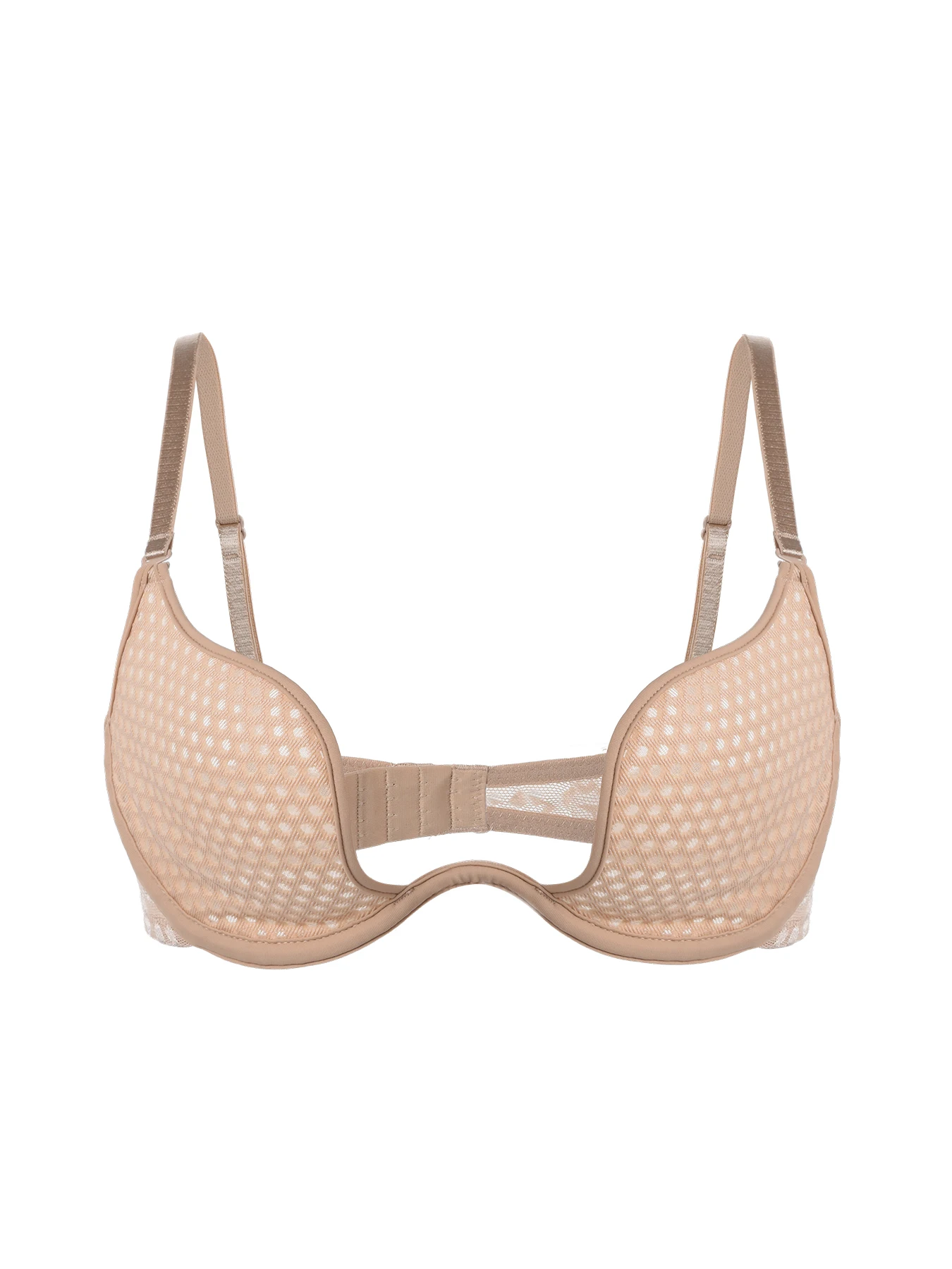 Sexy U-shaped spacer bra thin mesh Breathable underwear underwire comfortable stylish Lingerie bralette