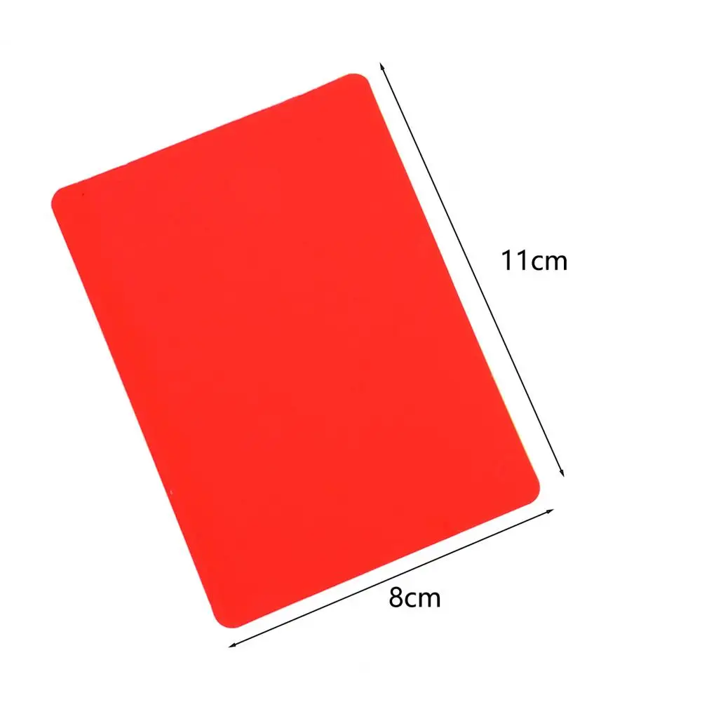 Soccer Referee Cards Soccer Referee Red Yellow Cards PVC Football Referee Warning and Ejection