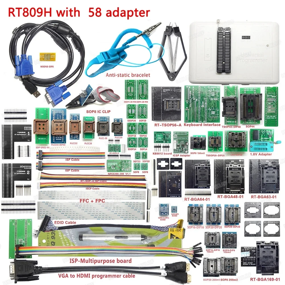 Programador universal RT809H Programador EMMC-Nand FLASH com ...