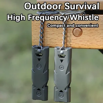 Double-Barrel High-Decibel Survival Whistle 1