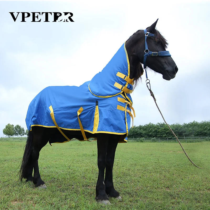 Horse Clothes Waterproof Breathable Horse Care Quilt Sheet Adjustable Nursing Scarf Winter Warm Equestrian Clothes