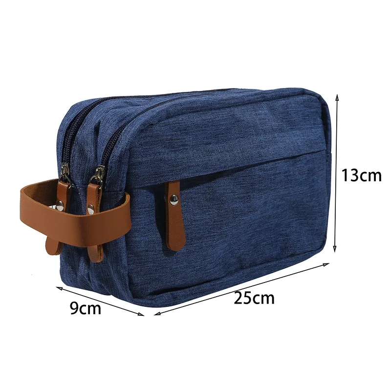 Man High Quality Make Up Bag Oxford Canvas Travel Toiletry Bag Organizer Waterproof Women Wash Pouch Handbag Cosmetic Case 6