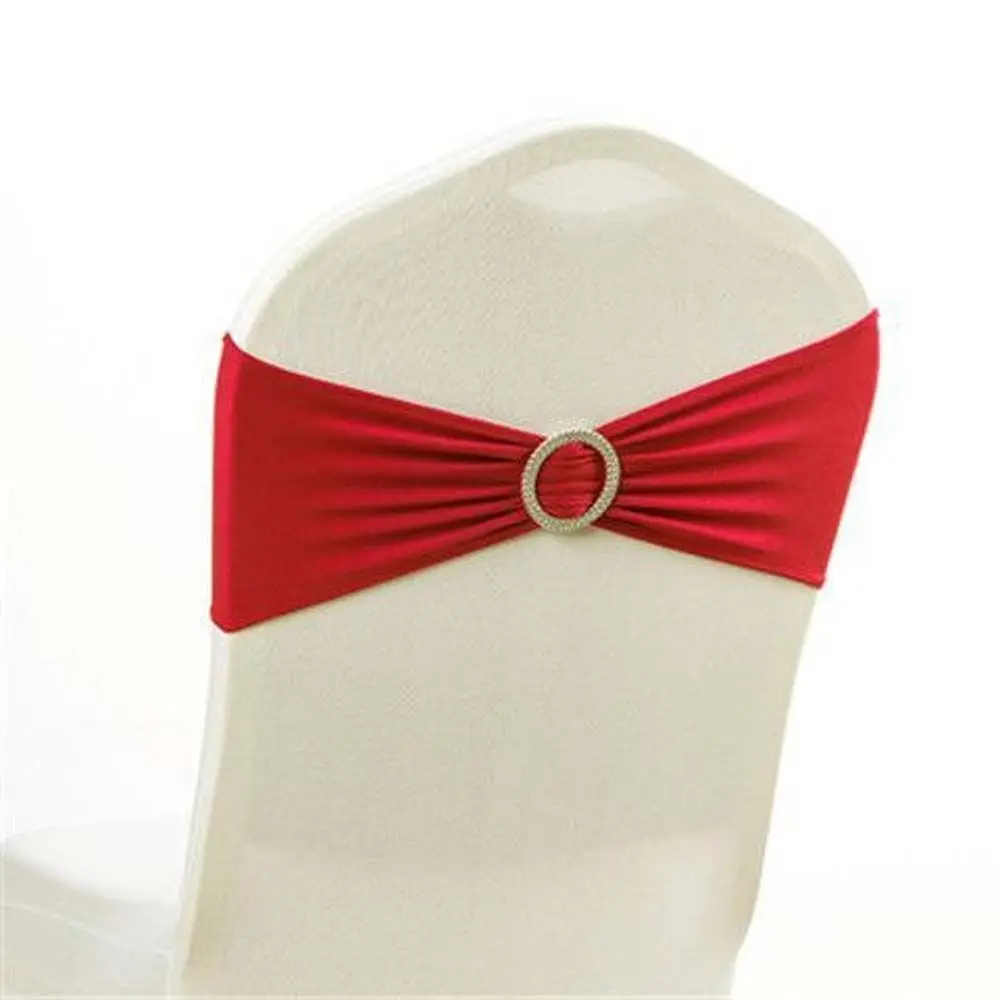 10Pcs Elegant Chair Bowknot Ribbon Decors Modern Wedding Decoration Buckle Vintage Back Cover High Elastic Chair Sash Bow Home