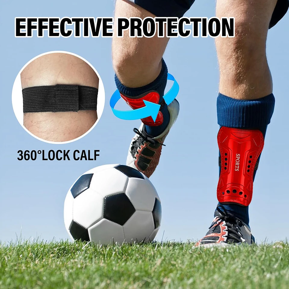 Soccer Shin Guards Loogdeel Adult Kid Training Crashproof Calf Leg Sleeves Teens Football Sports Safety Legging Shin Protect Guard