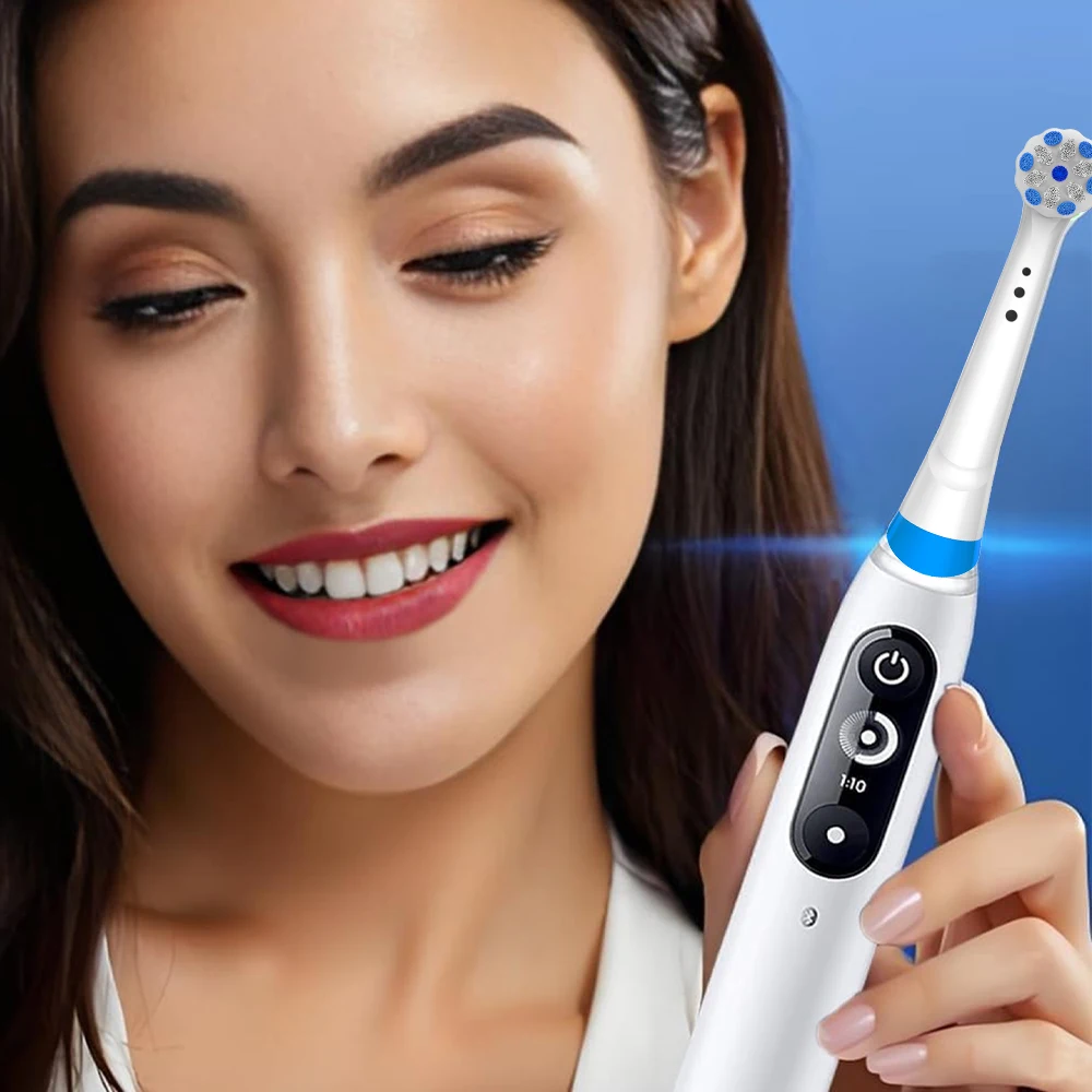4/8/12 Pack Compatible with Oral B iO Series Electric Toothbrush Replacement Brush Heads, Toothbrushes Head for iO 2/3/4/5/6/7/8