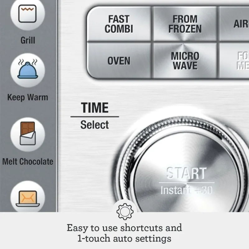 BMO870BSS1BUC1 the Combi Wave 3 in 1 Microwave, Brushed Stainless Steel 4