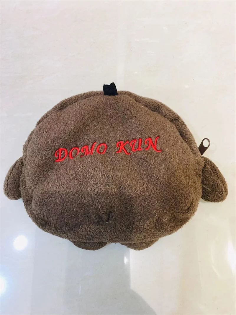 Domo Kun Plush Multi Storage Bag Makeup Organizer Pouch Kawaii Cute Coin Purse Wallet Cosmetic Bags Beauty Vanity Case 4