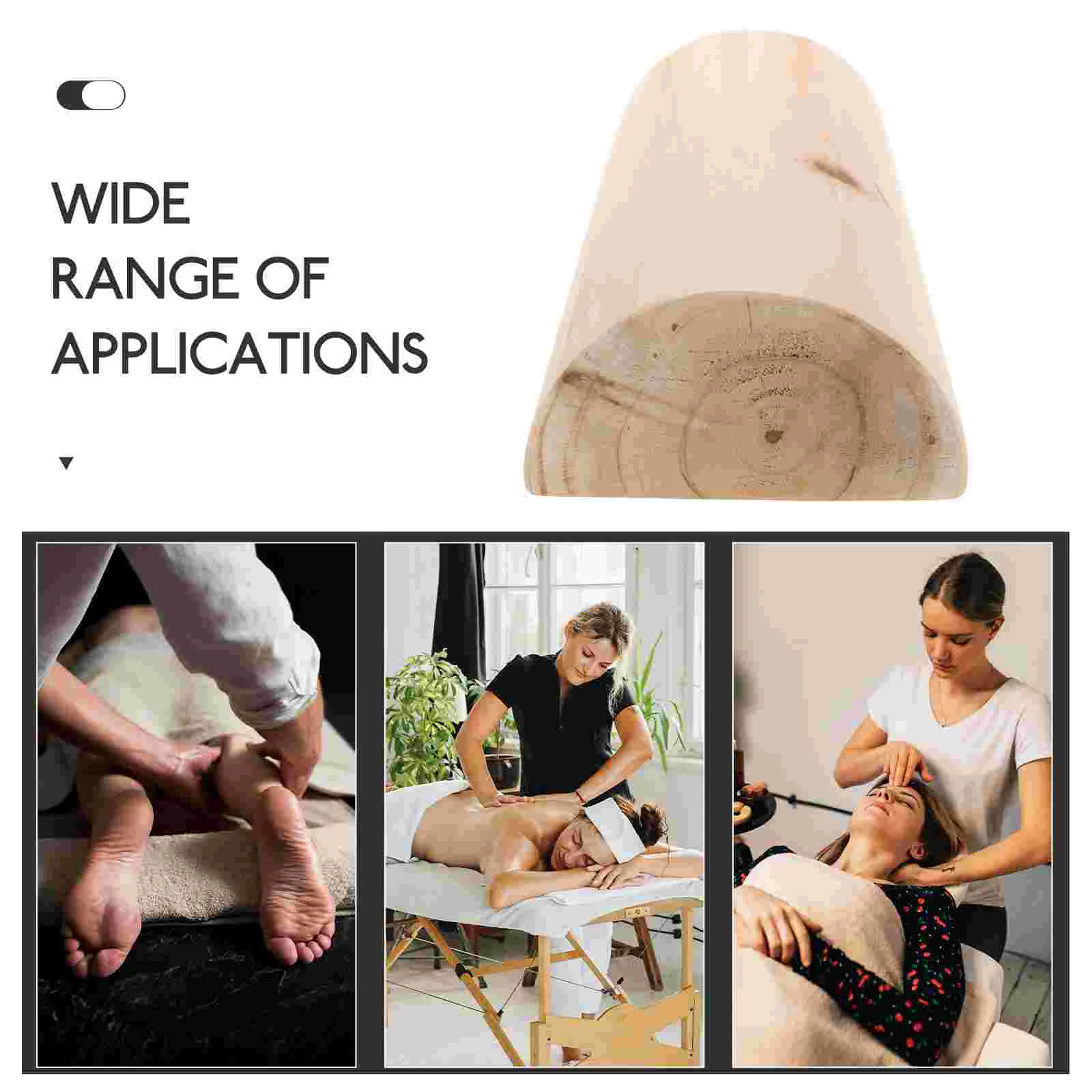 Sauna Pillow Neck Convenient Lumbar Room Health Care Head Wooden Smooth Cervical 3