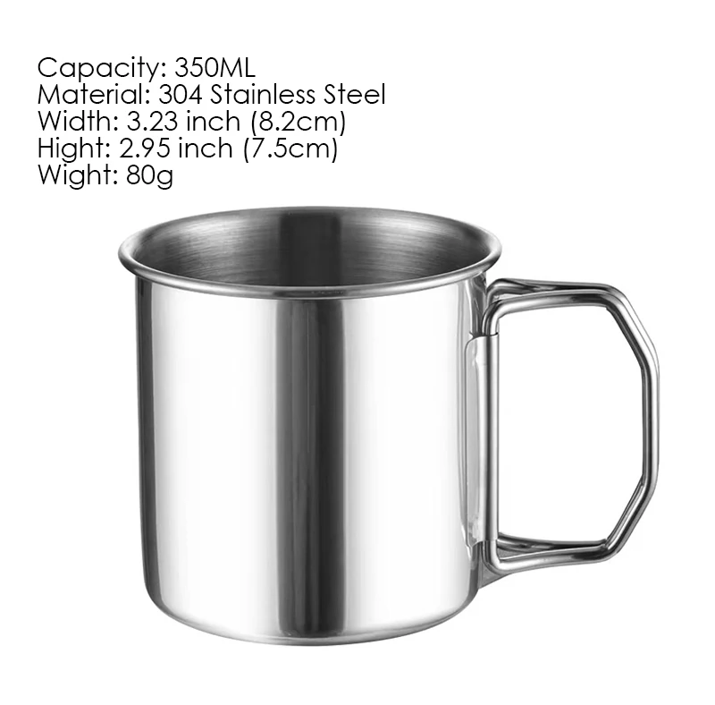 Camping Cup Tableware Nature Hike Tourism Travel Picnic Portable Mug