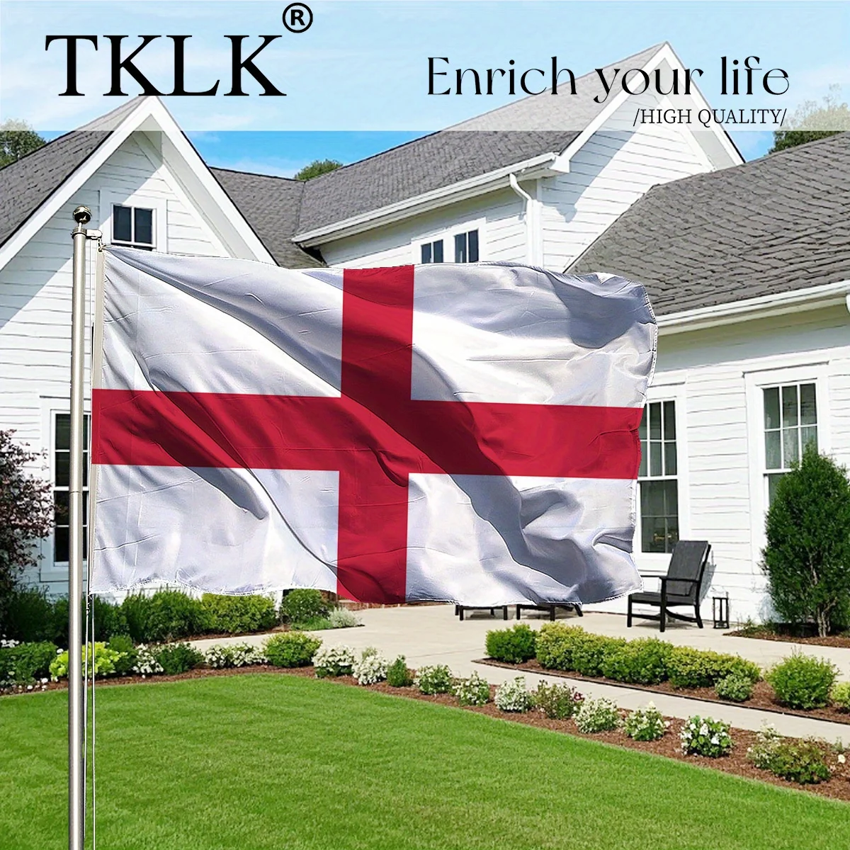 Aliexpress Flags England Flag 90x150cm 3x5 ft Red White Cross Of St George English ...