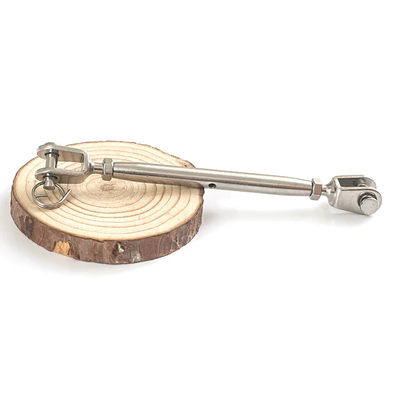 Marine Sailboat 316 Stainless Steel Rigging Screw Closed Body Jaw Turnbuckle,Wire Rope Tensioner Length Adjuster Clamps M5-M16