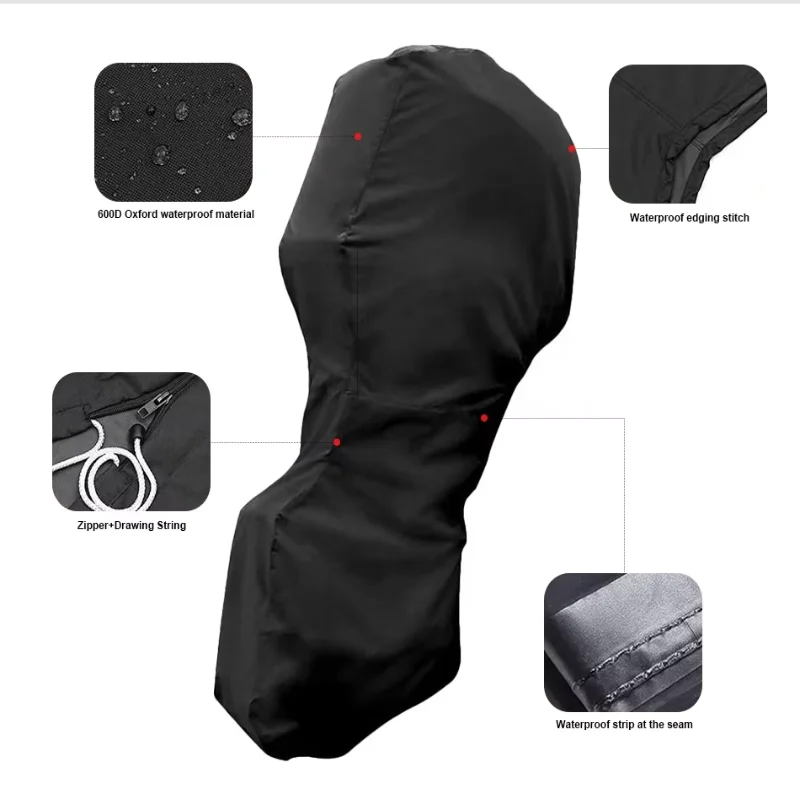 Full Boat Motor Cover Waterproof Covers100-150HP Motor Outboard Engine Covers