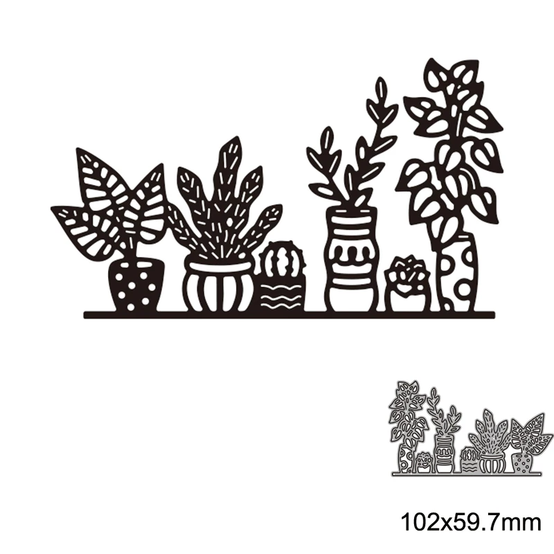 

Металлические Вырубные штампы с зелеными растениями для «сделай сам», вырезание для скрапбукинга, вырезанные бумажные карты, рельефное декоративное ремесло, вырезанные штампы, новинка 2022