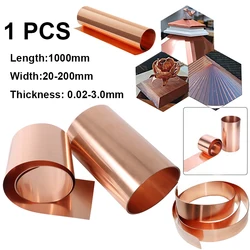 Pure Copper Metal Sheet Foil - Various Thickness Options - 0.01x100x1000mm