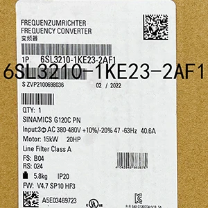 

1X 6SL3210-1KE23-2AF1 Drive Inverter 6SL3 210-1KE23-2AF1