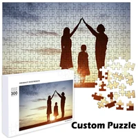 108/200/300/500/1000 Pieces Personal Custom Puzzles Handmade Hobbies Unique Gifts Wooden/paper Puzzles Family Game Toys