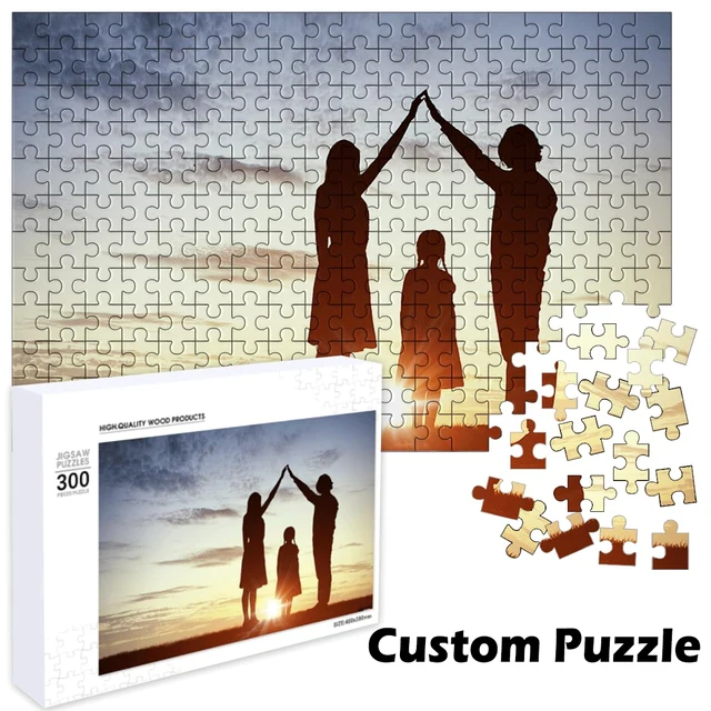 108/200/300/500/1000 Pieces Personal Custom Puzzles Handmade Hobbies Unique Gifts Wooden/paper Puzzles Family Game Toys