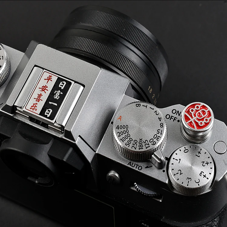 Metall Kamera Blitzschuh Abdeckung Auslöser Schutz Kappe für Canon Nikon Sony Fuji XT5 XT50 XS20 Leica Olympus DSLR Zubehör – Detail 9