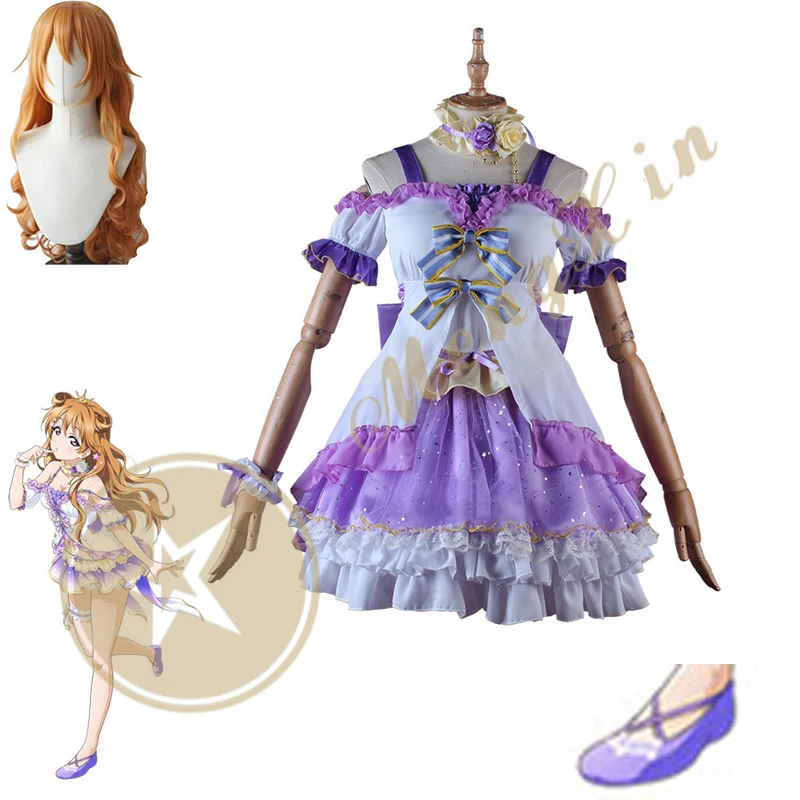 

Аниме Love Live! Ниджигасаки, старшая школа, Idol клуб, Konoe Kanata, платье, Униформа, одежда на Хэллоуин для косплея костюмы, изготовленные на заказ