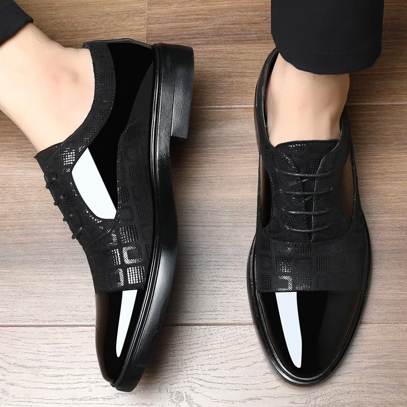 Luxury Dress Shoes for Men 2025 Spring Autumn Fashion Formal Suit