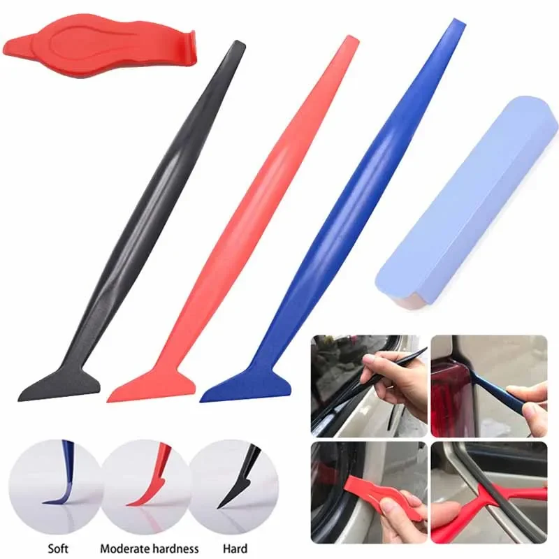 Car Film Trimming Tools Scraper Car Stickers Hardness Wrap Vinyl Tools Micro Squeegee Wrapping Scraper Micro Gasket Squeegee