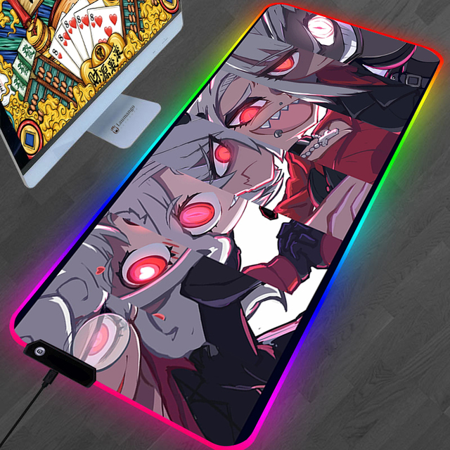 Mouse Pad Computer Accessories Pc Gamer Keyboard Backlight Mat Xxl Ковер Gaming Laptop Mousepad Computers RGB Carpet