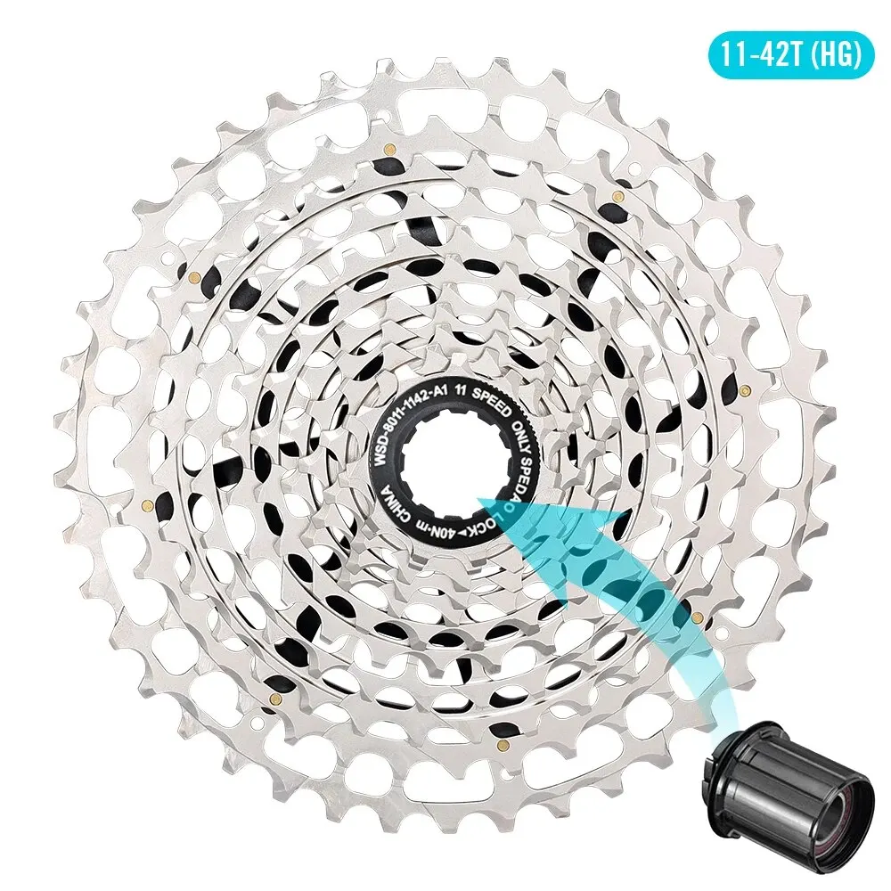 Volant d'inertie de Cassette de sport 12 vitesses 50t pour vélo de montagne Bmx
