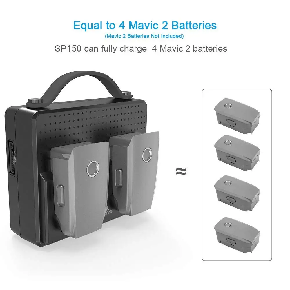 Smatree Portable Faster Charging Station for DJI Mavic Pro With