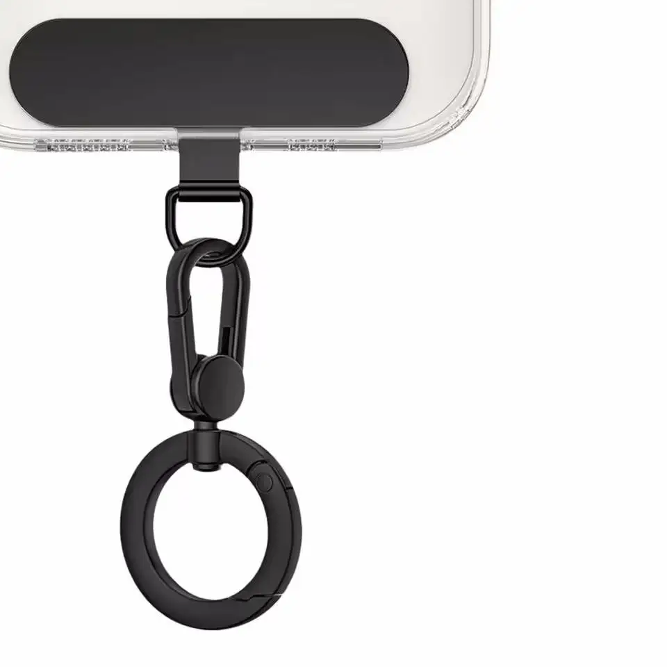 Rotatable Anti-Lost Phone Case Lanyard Clip with Detachable Ultra-Thin Design