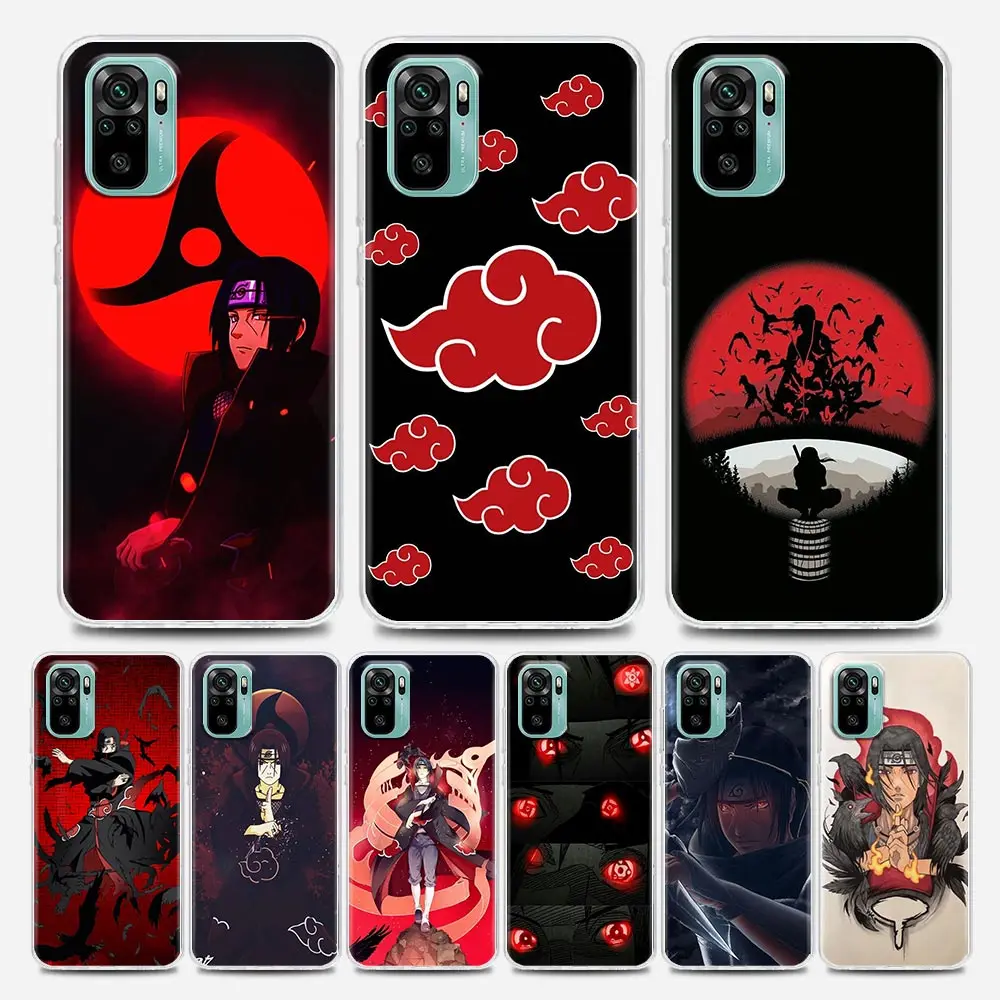 Akatsuki Itachi Naruto аниме прозрачная фотография для Redmi Note 7 8 9 10 детской 8T Pro 8A 7A 9A 9C K20 K30 K40