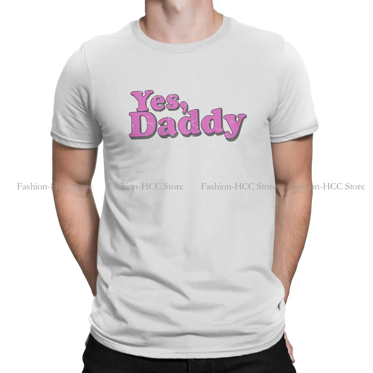 Womens Yes Daddy Kinky Bdsm Dom Sub Sexy Tshirt Bdsm Bondage Regision Domination T Shirt Maglietta Maschile Tee Poliestere