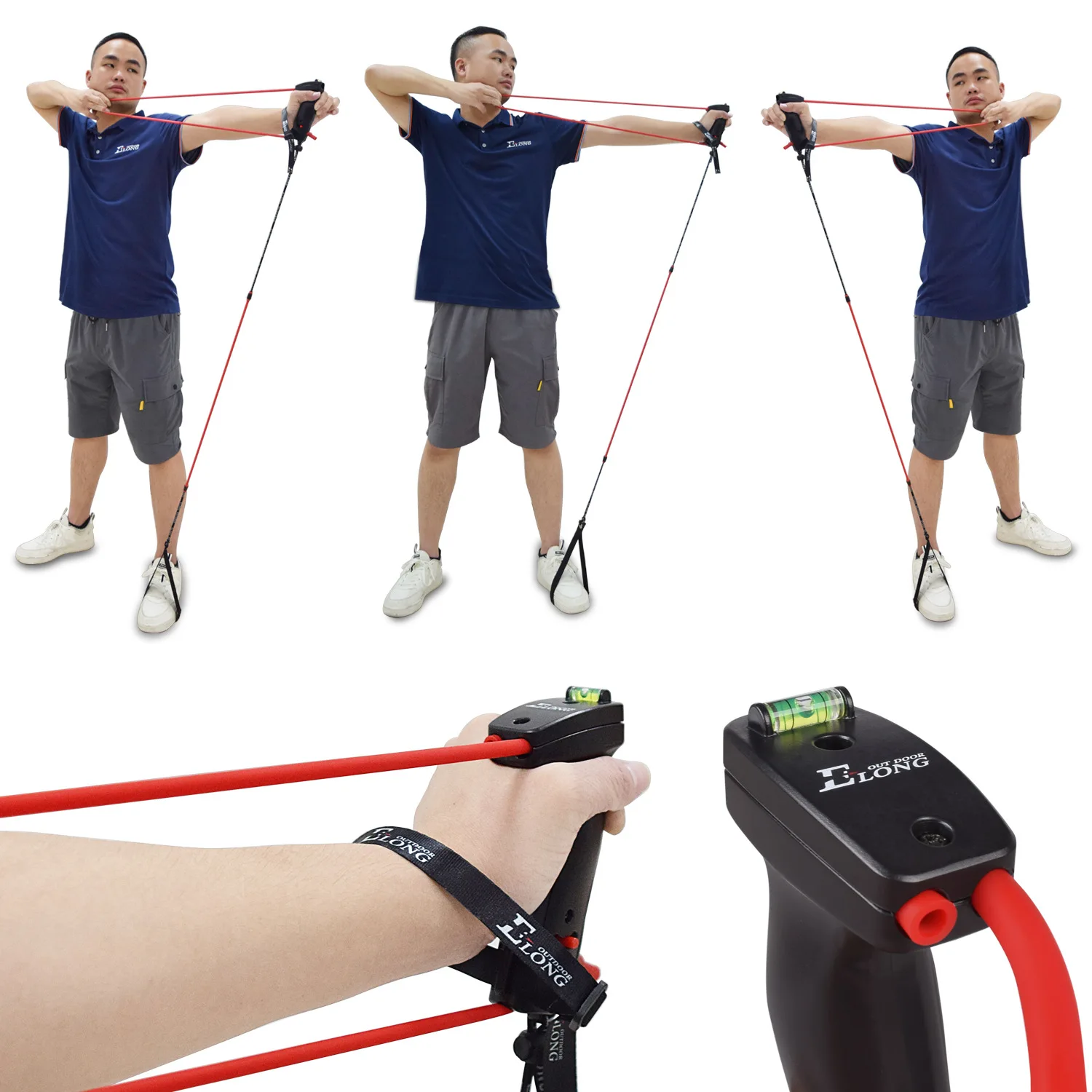 

1pcs Extensor Exerciser Finger Strength Archery Training Device Hand Resistance Bands for Improving Archery Skills