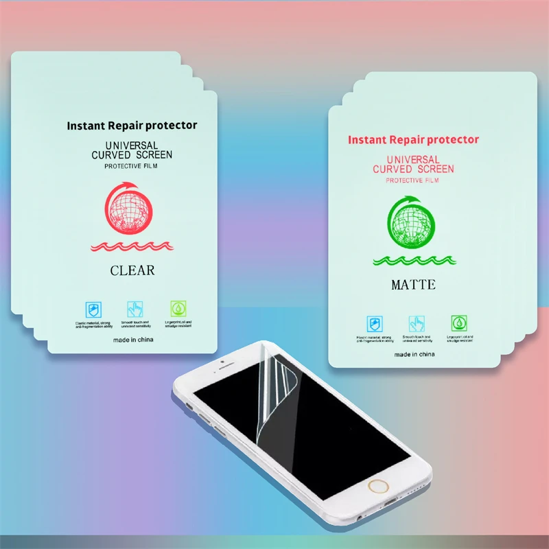 VORMIR 50pcs Anti Scratch Hidrogel Film for Unlock Film Cutting Machine HD Matte Screen Protectors for iPhone 14 13 12 Pro Max