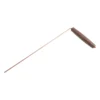 2pcs Pure Copper Metal Detector Rod Water Witching Portable Dragon Seeking Divination Tool With Wooden Handles Dowsing Rod 6