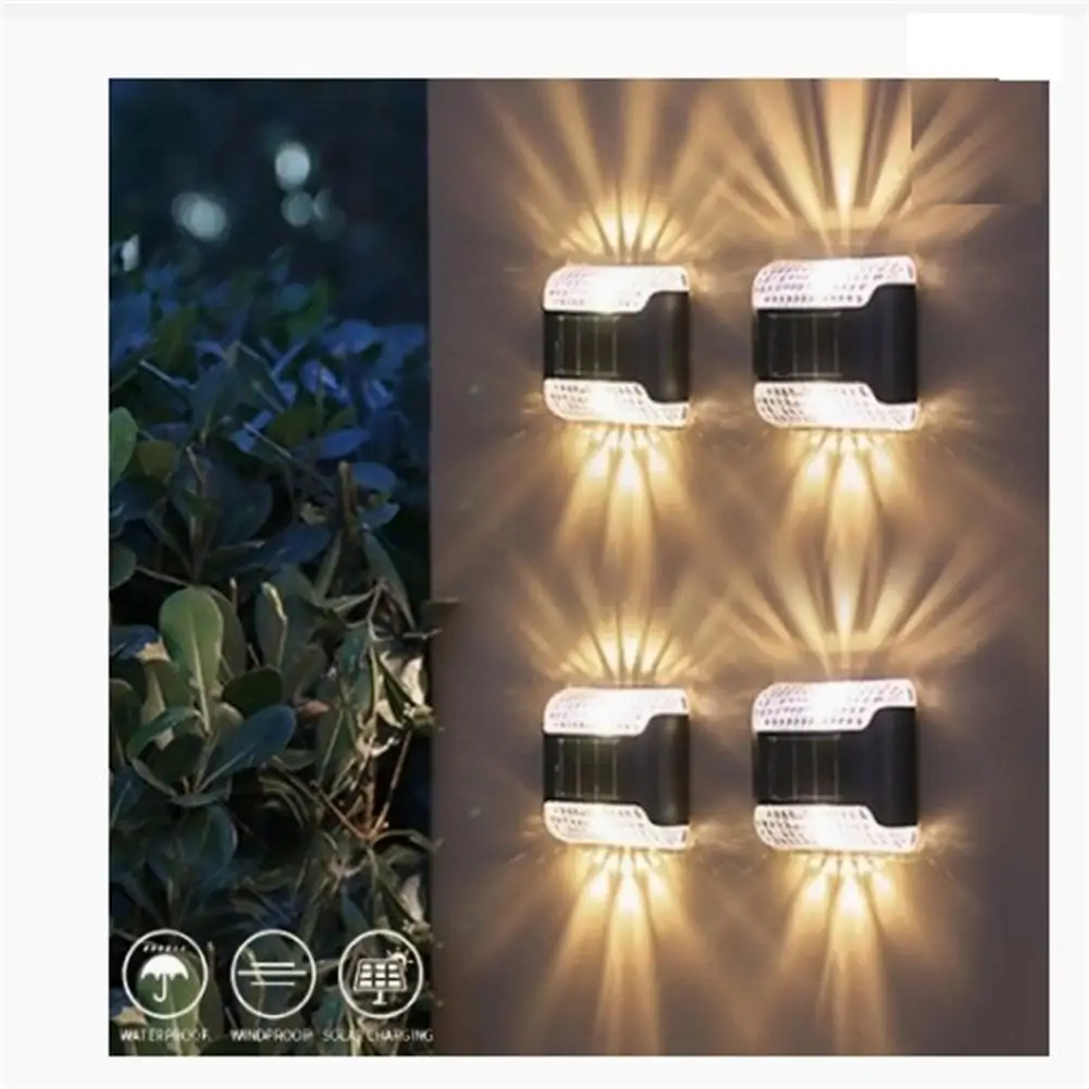 Solar Lights LED Outdoor Waterproof Up and Down Luminous Lighting